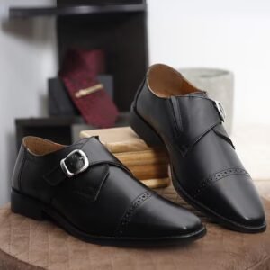 LOUIS STITCH - Men  Monks With Leather Upper