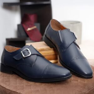 LOUIS STITCH - Men  Monks With Leather Upper