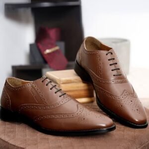 LOUIS STITCH - Men Brogues with Genuine Leather Upper