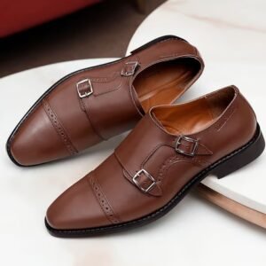 LOUIS STITCH - Monks With leather Upper