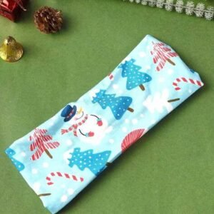 Yellow Chimes - Christmas Theme Print Hair Band